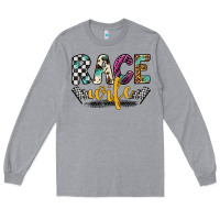 Heather Grey race wife Long Sleeve Tee - Artiststas