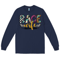 Navy race wife Long Sleeve Tee - Artiststas