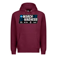 Burgundy MARCH MADNESS Premium Hoodie - linhVisuals