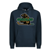 Navy utah grizzlies Premium Hoodie - linhVisuals