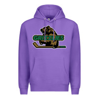 Purple utah grizzlies Premium Hoodie - linhVisuals