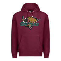 Burgundy utah grizzlies Premium Hoodie - linhVisuals