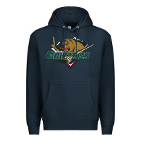 Navy utah grizzlies Premium Hoodie - linhVisuals