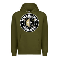 Army Green wheeling nailers Premium Hoodie - linhVisuals