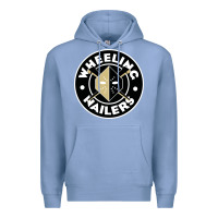 Colony Blue wheeling nailers Premium Hoodie - linhVisuals