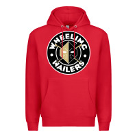 Red wheeling nailers Premium Hoodie - linhVisuals