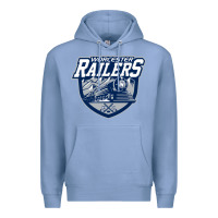 Colony Blue worcester railers Premium Hoodie - linhVisuals