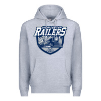 Heather Grey worcester railers Premium Hoodie - linhVisuals
