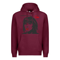 Burgundy ann wilson müsïc Premium Hoodie - linhVisuals
