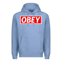 Colony Blue obey Premium Hoodie - linhVisuals