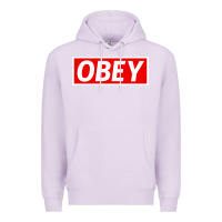 Lilac obey Premium Hoodie - linhVisuals