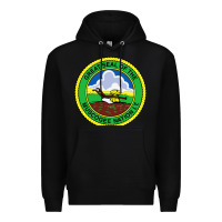 Black great seal of the muscogee nation Premium Hoodie - linhVisuals