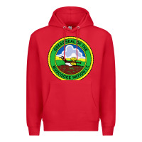 Red great seal of the muscogee nation Premium Hoodie - linhVisuals