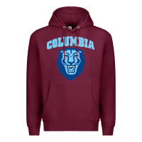 Burgundy columbia university Premium Hoodie - linhVisuals