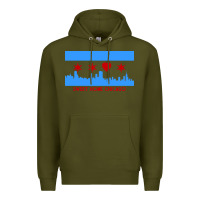 Army Green sweet home chicago Premium Hoodie - linhVisuals