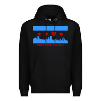 Black sweet home chicago Premium Hoodie - linhVisuals