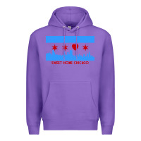 Purple sweet home chicago Premium Hoodie - linhVisuals