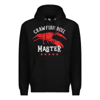 Black 5 stars crawfish boil master big red lobster Premium Hoodie - linhVisuals