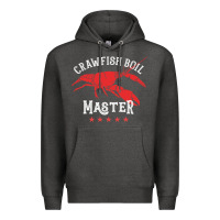 Charcoal Heather 5 stars crawfish boil master big red lobster Premium Hoodie - linhVisuals
