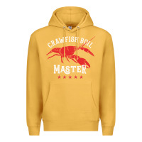 Mustard 5 stars crawfish boil master big red lobster Premium Hoodie - linhVisuals