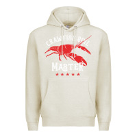 Oatmeal Heather 5 stars crawfish boil master big red lobster Premium Hoodie - linhVisuals