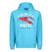 Ocean Blue 5 stars crawfish boil master big red lobster Premium Hoodie - linhVisuals