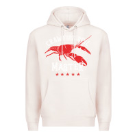 Pale Pink 5 stars crawfish boil master big red lobster Premium Hoodie - linhVisuals