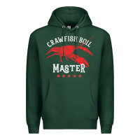 Sports Green 5 stars crawfish boil master big red lobster Premium Hoodie - linhVisuals