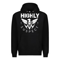 Black highly suspect 2022 Premium Hoodie - linhVisuals