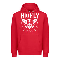 Red highly suspect 2022 Premium Hoodie - linhVisuals