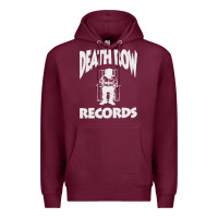 Burgundy #death row record Premium Hoodie - linhVisuals