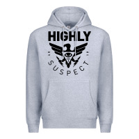 Heather Grey highly suspect 2022 Premium Hoodie - linhVisuals