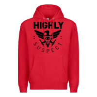 Red highly suspect 2022 Premium Hoodie - linhVisuals