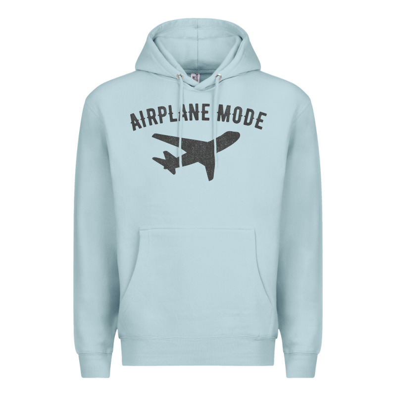 Airplane Mode Funny Traveling Design With Flying Plane Premium Hoodie by linhVisuals | Teevron