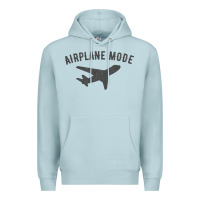 Blue Mist airplane mode funny traveling design with flying plane Premium Hoodie - linhVisuals