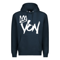Navy KING VON MERCH Premium Hoodie - linhVisuals
