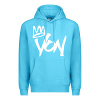 Ocean Blue KING VON MERCH Premium Hoodie - linhVisuals