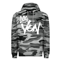 Slate Camo KING VON MERCH Premium Hoodie - linhVisuals