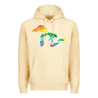 Pina Colada all michigan great lakes rainbow colors Premium Hoodie - linhVisuals