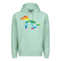 Seafoam all michigan great lakes rainbow colors Premium Hoodie - linhVisuals