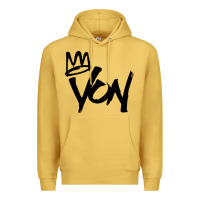 Antique Gold KING VON Premium Hoodie - linhVisuals