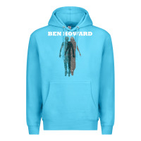 Ocean Blue Ben Howard Premium Hoodie - linhVisuals