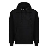 Black doctor faustus vintage illustration design Premium Hoodie - linhVisuals