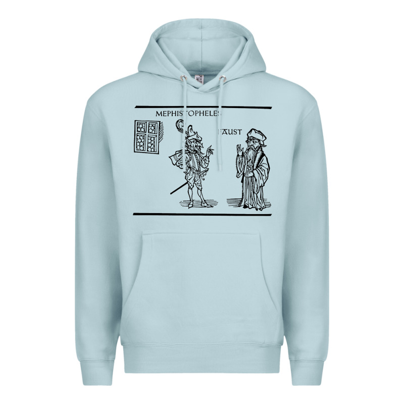 Doctor Faustus Vintage Illustration Design Premium Hoodie by linhVisuals | Teevron