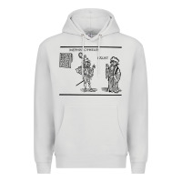 Dove Grey doctor faustus vintage illustration design Premium Hoodie - linhVisuals