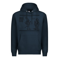 Navy doctor faustus vintage illustration design Premium Hoodie - linhVisuals