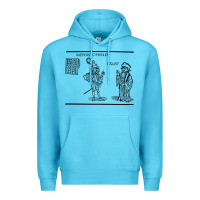 Ocean Blue doctor faustus vintage illustration design Premium Hoodie - linhVisuals