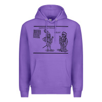 Purple doctor faustus vintage illustration design Premium Hoodie - linhVisuals