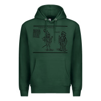 Sports Green doctor faustus vintage illustration design Premium Hoodie - linhVisuals