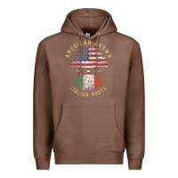 Chestnut american grown italian roots italy flag vintage tree Premium Hoodie - linhVisuals